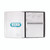 CW Office Elba Quotation Folder A4 Black PK25, open black A4 folder with a visible inside pocket and a quotation document inside.