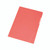 CW Office Q-Connect Cut Flush Folder A4 Red, pk100, plastic file folder for A4 documents with a clean cut flush design.