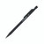 Q-Connect Mech Pencil BLK 0.5MM PK10, black mechanical pencil with an eraser on top and a clip, designed for writing and drawing.