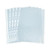 CW Office Q-Connect Punched Pockets A4 PK100, transparent punched file pockets with pre-punched holes for A4 documents.