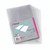CW Office Rexel Nyrex Twin Wallet A4 Clr PK25, transparent plastic storage wallets for A4 documents with reinforced edges.