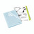 CW Office Rexel Cut Flush Folders A4 Clr PK100, clear reinforced polised pockets for organizing documents.