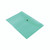 CW Office Q-Connect Document Folder A4 GRN P12, green plastic A4 file folder with button closure.