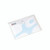 CW Office Rexel Popper Folder A4 Clear WHT PK5, A4 size transparent white plastic folder with a popper closure for document organization.