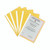 CW Office Q Connect Report File A4 Yellow PK25, image showing a pack of five yellow report file folders with one file opened displaying a document.