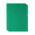 CW Office Green Cut Flush Folders PK100, set of 100 professional green cut flush folders for organization and filing.