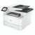 CW Office HP Laserjet Pro Mfp 4102FDW Printer, white multifunction office printer with touchscreen display and automatic document feeder.