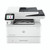 CW Office HP Laserjet Pro Mfp 4102FDW Printer, white multifunction laser printer with touchscreen display and paper tray.