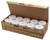 CW Office Exacompta Zero Plast Receipt 76M P10, unboxed rolls of thermal paper for receipts in a brown cardboard display case.