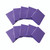 CW Office Q-Connect 2 Ring Binders A4 Purple, set of two purple A4-sized binders for organizing documents.