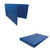 CW Office Esselte 4D Bndr 25MM PP Lcap A3 Blue, a set of blue plastic binders with a 4D design and a 25mm ring capacity for A3 size documents.