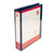 CW Office 4D-RING Ring Binder A4 38MM BLU PK10, blue ring binder with a 4D-ring mechanism for 38mm capacity designed for A4-sized documents.