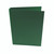 CW Office Q-Connect 2 Ring Binders A4 Green, two A4 size green binders standing upright for organization.