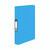 CW Office Pukka Brights R/Binder A4 Blue PK10, a blue A4 size ring binder with a black label on the spine for organizing documents.