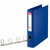 CW Office Esselte 4D Rbndr A4 40MM Blue 82405, a blue lever arch file folder with a label window, accompanied by a metal binder ring for organizing documents.