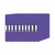 CW Office Pukka Brights R/Binder A4 Ppl PK10, set of 10 purple A4 binders for organizing documents.