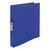 CW Office Q-Connect 2 Rbndr Frost A4 Asd P12, a blue perforated ring binder with a black spine, designed for organizing and storing A4-sized documents.