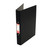 CW Office 2O-RING Binder A4 PP Black PK10, black plastic ring binder for A4 documents with two rings for organizing and storing papers.