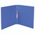 CW Office Iderama A4 2 Ring Binder AST PK10, open blue A4 size 2-ring binder with metal rings for organizing documents.