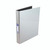 CW Office Oxford Ring Binder Lam 25MM A4 M SLV, a metal ring binder with a white cover and a label on the spine for organization and filing.