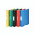 Product CW Office Elba 25MM Rbndr 2-RG Pob A4 AST PK10, colorful binders in yellow, green, black, red, and blue for office organization and file storage.