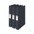 CW Office Rexel Rbndr Choices 25MM 2R A4 Black, set of three black binders with Rexel labels for organizing documents.