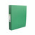 CW Office Q-Connect 2 Ring Binder A4 GRN PK10, green plastic document binder with metal rings for organizing papers.