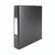 CW Office Elba 25MM Rbndr 2 O-Ring A5 BLK PK10, black binder file with a label strip for organization.