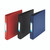 CW Office Elba 25MM Rbndr 2 O-Ring A5 BLU PK10, colorful binders in red, black, and blue with white labels.