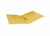 CW Office Q-Connect 25MM 2RBNDR PP A4 Yellow PK10, yellow plastic binder with metal rings lying open.