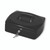 CW Office Q-Connect 10 Inch Black Cash Box, secure cash storage box with a handle and lock.