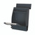 CW Office Phoenix Est MB0122KA Fl Ltr Box Gph, black letter-sized mailbox with a lock and flap for secure mail storage