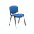 CW Office Jemini Ultra Mpps Stkg Chr Blue, blue office chair with a cushioned seat and backrest on a black metal frame.