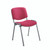 CW Office Jemini Ultra Mpps Stkg Chr Claret, office chair with a red fabric seat and backrest, supported by a silver metal frame.