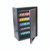 CW Office 5 Star Key Cab 300 Key Cap Dark GREY, a secure metal key cabinet with a partially open door and colorful key tags hanging inside.