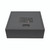 CW Office Mayfair Digital Open Top Safe Black, a secure black safe with digital keypad lock and user instructions on top.
