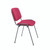 CW Office Jemini Ultra Mpps Stkg Chair Cla, ergonomic office chair with pink fabric upholstery and metal frame.