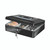 CW Office Master Lock Small Cash Box Key Lock, portable cash storage box with secure lock and compartments for coins, bills, and jewelry.