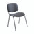 CW Office First Ultra Multi Purpose Stacker Chair, gray upholstered office chair with a padded seat and backrest featuring a sturdy metal frame.