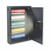 CW Office High Sec Smart Key Cabinet 50 Cap D/GREY, a secure black metal key storage cabinet with multiple colored key tags and digital lock system.
