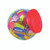 CW Office Kevron Clicktag Key Tag L AST PK150, a transparent plastic jar filled with colorful key tags and a red lid.