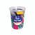 CW Office Kevron Standard Key Tags AST PK50, colorful plastic key tags in a clear plastic container.