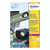 CW Office Avery Hdut Label WHT 4/SH White PK80, close-up of waterproof, weatherproof heavy-duty white labels for indoor and outdoor use on construction equipment.