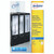 CW Office Avery Inkjet Lever Arch Filing Labels, 25 Sheets, bright white adhesive labels for organizing documents with minimal smudging, ideal for office and filing purposes.