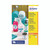 CW Office Avery Removable Labels Round 37MM PK600, close-up of label packaging with colorful towels and hand soap bottles in the background.