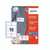 CW Office Avery Self-Adhesive Name Badges 80x50mm PK150, product packaging showing 10 removable polyester name badges for office use with no need for badge holders.