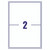 CW Office Avery Inkjet Address Labels 2 Sheet, print-ready address labels with two sheets visible in the image.