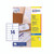 CW Office Avery I/Jet Labels 99.1X38MM 14, packaging box for address labels, featuring a label with the number 14 and printing design on a brown package.