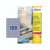 Product CW Office Avery Heavy Duty Silver Labels SLV 189L, sheet of durable and weatherproof metallic silver labels with 189 pieces, designed for indoor and outdoor use.