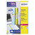 CW Office Avery Eurofolio File Label, a set of completely opaque bright white filing labels designed for organization and categorization.